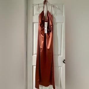 Bronze NWT Socialite dress. Size small.